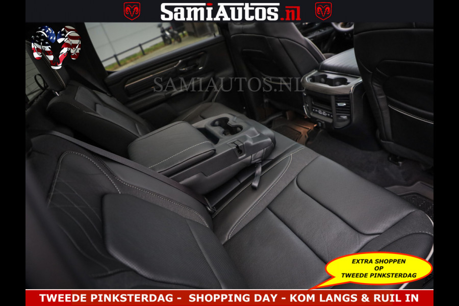 Dodge Ram Limited Night Sport High Output 540HP 706Nm | Massage + Full Option | De Meest Luxe en Volle Pick-Up in zijn Klasse | Comfortabele Dubbele Cabine met Royale 5 Zitplaatsen | BPM vrij | Nu Leverbaar uit Voorraad | Voorraad Nr 2356 - 0990