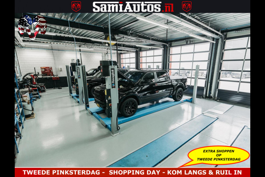 Dodge Ram Limited Night Sport High Output 540HP 706Nm | Massage + Full Option | De Meest Luxe en Volle Pick-Up in zijn Klasse | Comfortabele Dubbele Cabine met Royale 5 Zitplaatsen | BPM vrij | Nu Leverbaar uit Voorraad | Voorraad Nr 2356 - 0990
