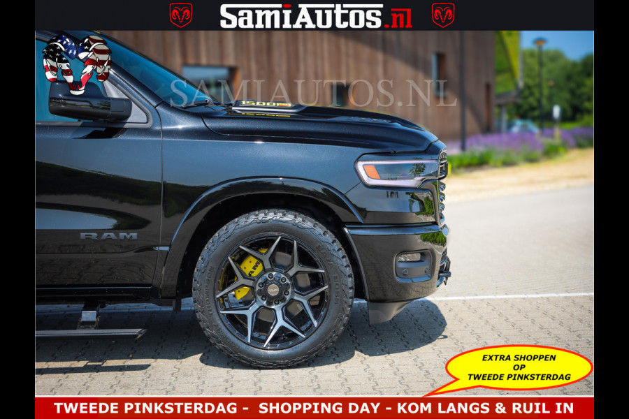 Dodge Ram Limited Night Sport High Output 540HP 706Nm | Massage + Full Option | De Meest Luxe en Volle Pick-Up in zijn Klasse | Comfortabele Dubbele Cabine met Royale 5 Zitplaatsen | BPM vrij | Nu Leverbaar uit Voorraad | Voorraad Nr 2356 - 0990