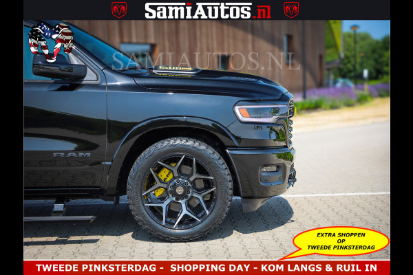 Dodge Ram Limited Night Sport High Output 540HP 706Nm | Massage + Full Option | De Meest Luxe en Volle Pick-Up in zijn Klasse | Comfortabele Dubbele Cabine met Royale 5 Zitplaatsen | BPM vrij | Nu Leverbaar uit Voorraad | Voorraad Nr 2356 - 0990