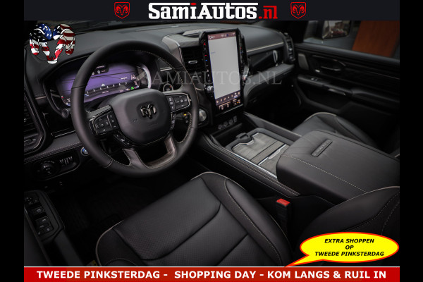 Dodge Ram Limited Night Sport High Output 540HP 706Nm | Massage + Full Option | De Meest Luxe en Volle Pick-Up in zijn Klasse | Comfortabele Dubbele Cabine met Royale 5 Zitplaatsen | BPM vrij | Nu Leverbaar uit Voorraad | Voorraad Nr 2356 - 0990