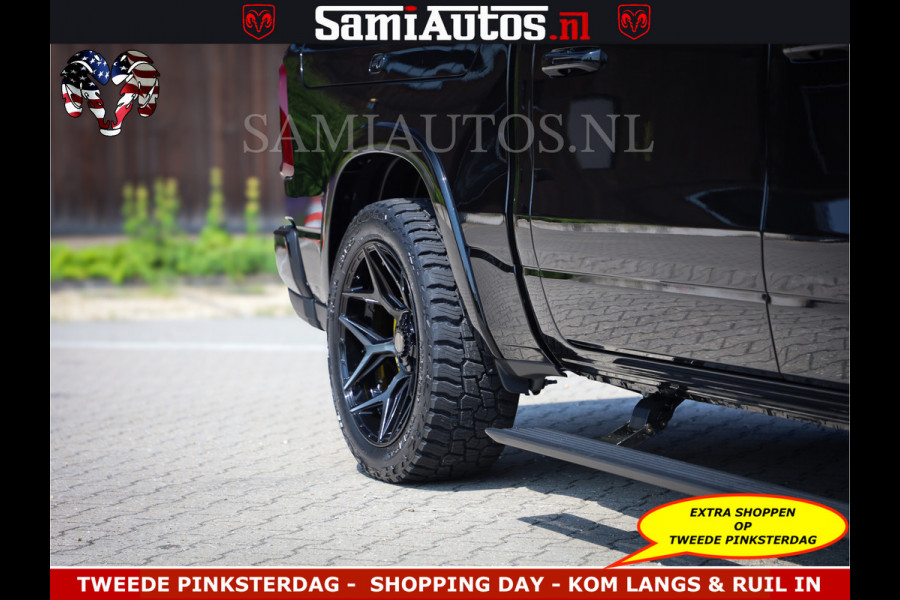 Dodge Ram Limited Night Sport High Output 540HP 706Nm | Massage + Full Option | De Meest Luxe en Volle Pick-Up in zijn Klasse | Comfortabele Dubbele Cabine met Royale 5 Zitplaatsen | BPM vrij | Nu Leverbaar uit Voorraad | Voorraad Nr 2356 - 0990