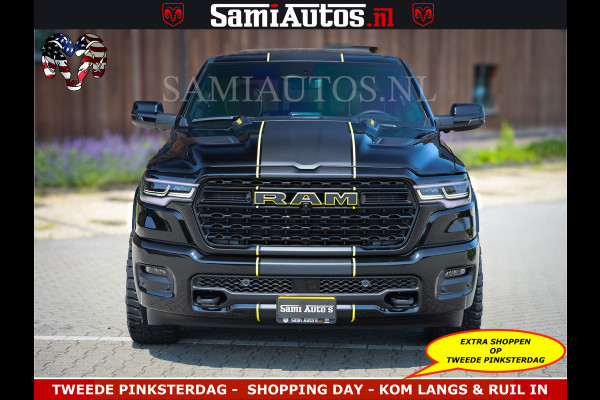 Dodge Ram Limited Night Sport High Output 540HP 706Nm | Massage + Full Option | De Meest Luxe en Volle Pick-Up in zijn Klasse | Comfortabele Dubbele Cabine met Royale 5 Zitplaatsen | BPM vrij | Nu Leverbaar uit Voorraad | Voorraad Nr 2356 - 0990