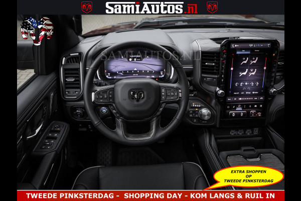 Dodge Ram Limited Night Sport High Output 540HP 706Nm | Massage + Full Option | De Meest Luxe en Volle Pick-Up in zijn Klasse | Comfortabele Dubbele Cabine met Royale 5 Zitplaatsen | BPM vrij | Nu Leverbaar uit Voorraad | Voorraad Nr 2356 - 0990