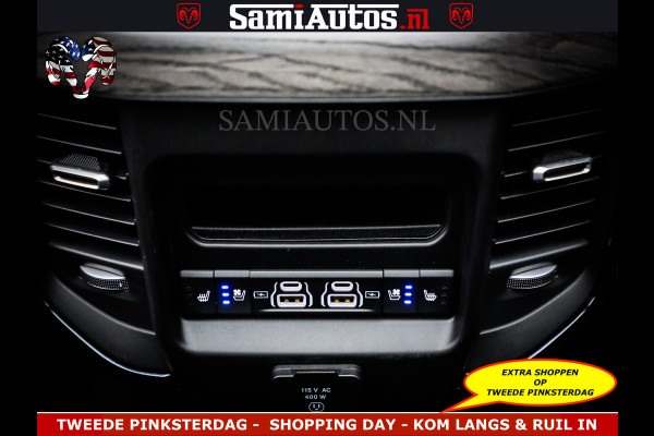 Dodge Ram Limited Night Sport High Output 540HP 706Nm | Massage + Full Option | De Meest Luxe en Volle Pick-Up in zijn Klasse | Comfortabele Dubbele Cabine met Royale 5 Zitplaatsen | BPM vrij | Nu Leverbaar uit Voorraad | Voorraad Nr 2356 - 0990