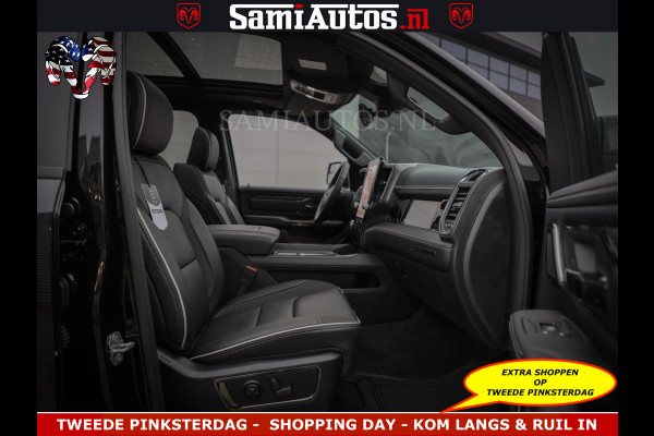 Dodge Ram Limited Night Sport High Output 540HP 706Nm | Massage + Full Option | De Meest Luxe en Volle Pick-Up in zijn Klasse | Comfortabele Dubbele Cabine met Royale 5 Zitplaatsen | BPM vrij | Nu Leverbaar uit Voorraad | Voorraad Nr 2356 - 0990