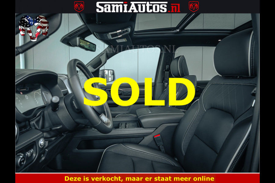 Dodge Ram Limited SPORT H.O 540HP 706Nm | Massage + Full Option | De Meest Luxe en Volle Pick-Up in zijn Klasse | Comfortabele Dubbele Cabine met Royale 5 Zitplaatsen | BPM vrij | Nu Leverbaar uit Voorraad | Voorraad Nr 2348 - 5158