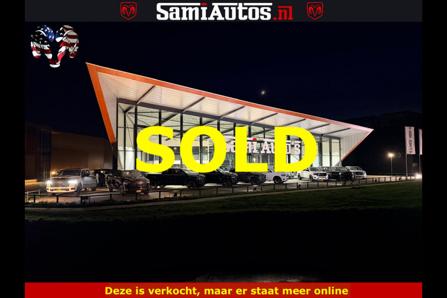 Dodge Ram Limited SPORT H.O 540HP 706Nm | Massage + Full Option | De Meest Luxe en Volle Pick-Up in zijn Klasse | Comfortabele Dubbele Cabine met Royale 5 Zitplaatsen | BPM vrij | Nu Leverbaar uit Voorraad | Voorraad Nr 2348 - 5158
