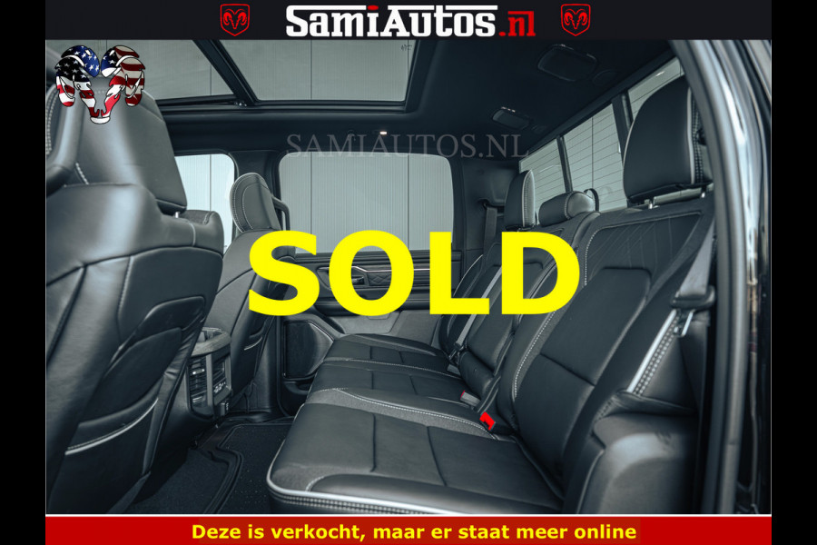 Dodge Ram Limited SPORT H.O 540HP 706Nm | Massage + Full Option | De Meest Luxe en Volle Pick-Up in zijn Klasse | Comfortabele Dubbele Cabine met Royale 5 Zitplaatsen | BPM vrij | Nu Leverbaar uit Voorraad | Voorraad Nr 2348 - 5158