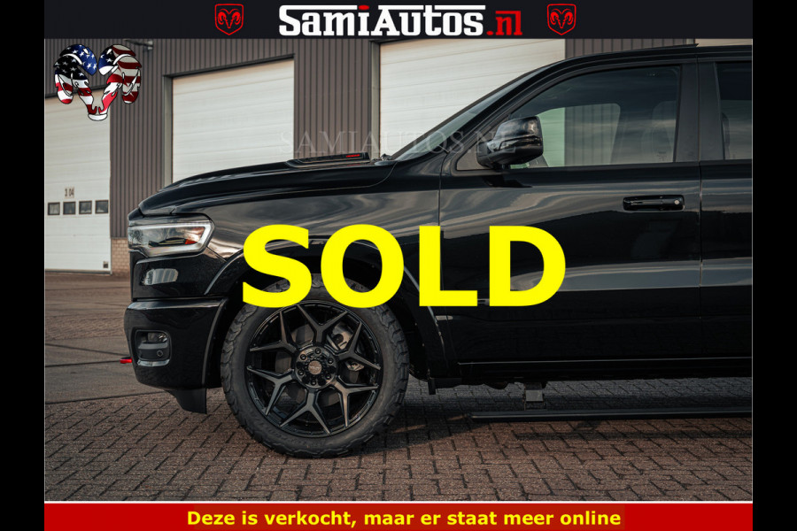 Dodge Ram Limited SPORT H.O 540HP 706Nm | Massage + Full Option | De Meest Luxe en Volle Pick-Up in zijn Klasse | Comfortabele Dubbele Cabine met Royale 5 Zitplaatsen | BPM vrij | Nu Leverbaar uit Voorraad | Voorraad Nr 2348 - 5158