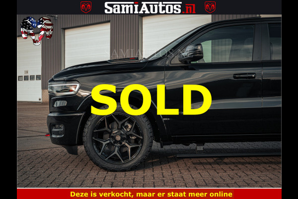Dodge Ram Limited SPORT H.O 540HP 706Nm | Massage + Full Option | De Meest Luxe en Volle Pick-Up in zijn Klasse | Comfortabele Dubbele Cabine met Royale 5 Zitplaatsen | BPM vrij | Nu Leverbaar uit Voorraad | Voorraad Nr 2348 - 5158
