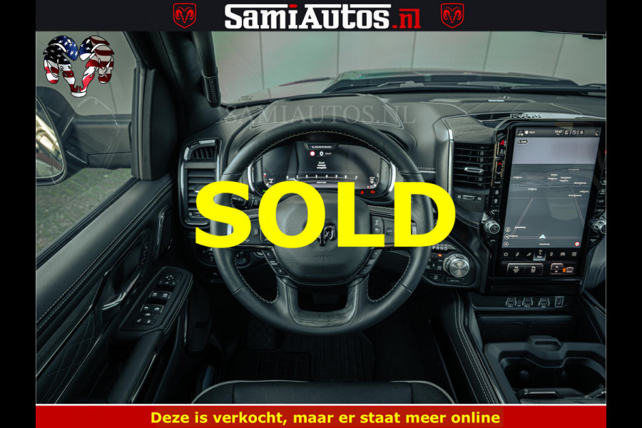 Dodge Ram Limited SPORT H.O 540HP 706Nm | Massage + Full Option | De Meest Luxe en Volle Pick-Up in zijn Klasse | Comfortabele Dubbele Cabine met Royale 5 Zitplaatsen | BPM vrij | Nu Leverbaar uit Voorraad | Voorraad Nr 2348 - 5158