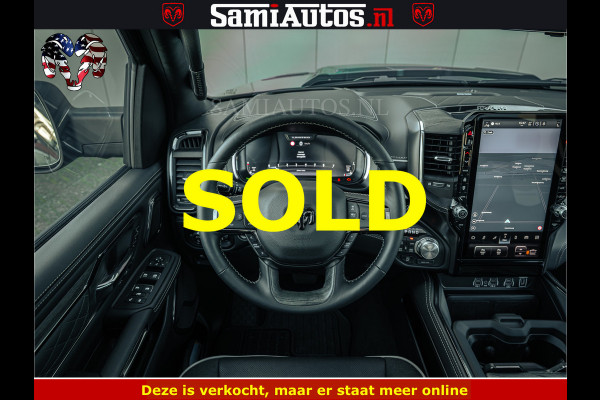 Dodge Ram Limited SPORT H.O 540HP 706Nm | Massage + Full Option | De Meest Luxe en Volle Pick-Up in zijn Klasse | Comfortabele Dubbele Cabine met Royale 5 Zitplaatsen | BPM vrij | Nu Leverbaar uit Voorraad | Voorraad Nr 2348 - 5158