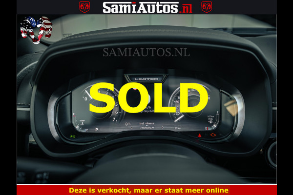 Dodge Ram Limited SPORT H.O 540HP 706Nm | Massage + Full Option | De Meest Luxe en Volle Pick-Up in zijn Klasse | Comfortabele Dubbele Cabine met Royale 5 Zitplaatsen | BPM vrij | Nu Leverbaar uit Voorraad | Voorraad Nr 2348 - 5158
