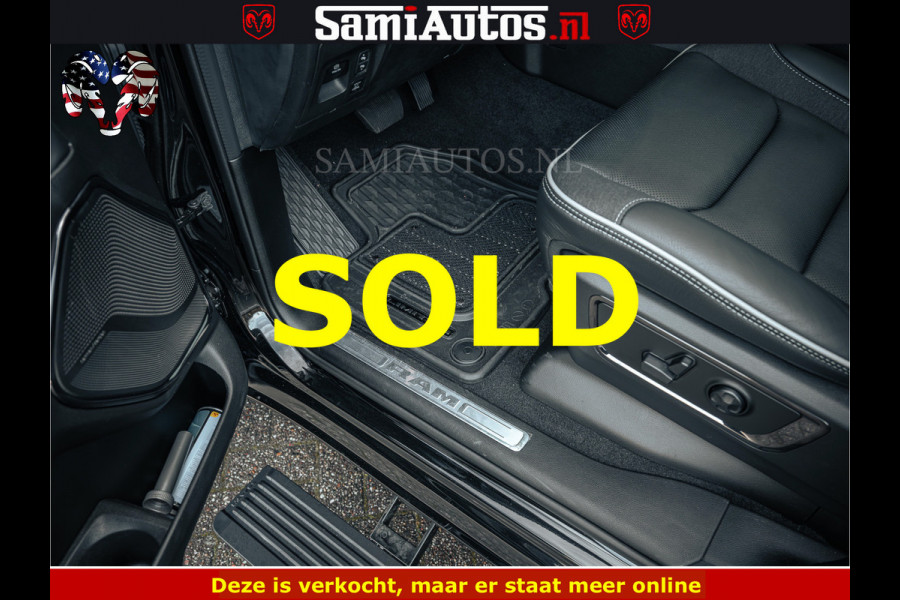 Dodge Ram Limited SPORT H.O 540HP 706Nm | Massage + Full Option | De Meest Luxe en Volle Pick-Up in zijn Klasse | Comfortabele Dubbele Cabine met Royale 5 Zitplaatsen | BPM vrij | Nu Leverbaar uit Voorraad | Voorraad Nr 2348 - 5158