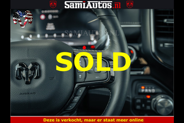 Dodge Ram Limited SPORT H.O 540HP 706Nm | Massage + Full Option | De Meest Luxe en Volle Pick-Up in zijn Klasse | Comfortabele Dubbele Cabine met Royale 5 Zitplaatsen | BPM vrij | Nu Leverbaar uit Voorraad | Voorraad Nr 2348 - 5158