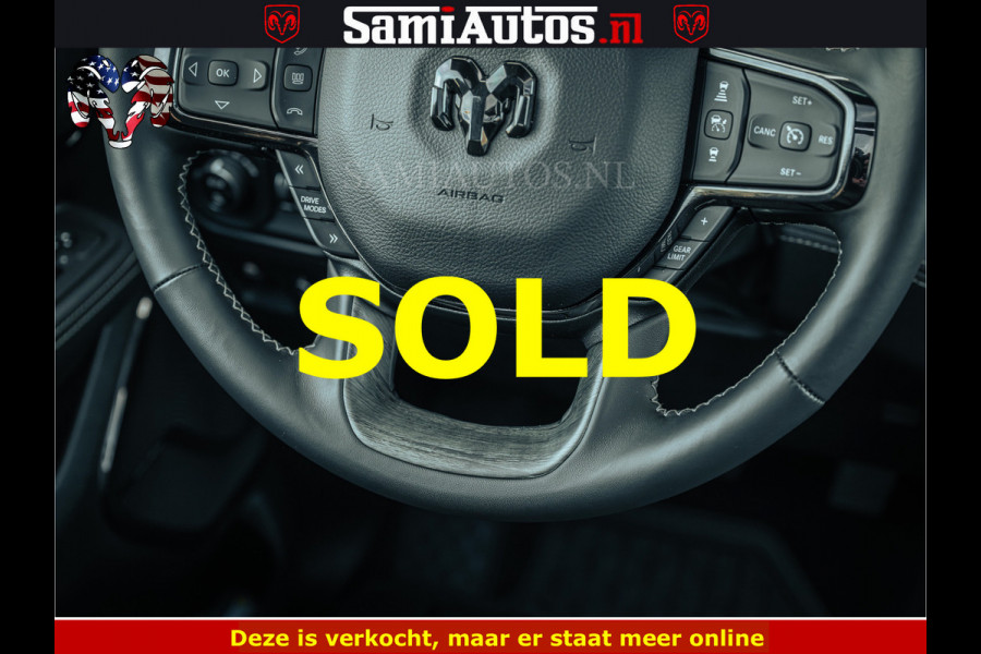 Dodge Ram Limited SPORT H.O 540HP 706Nm | Massage + Full Option | De Meest Luxe en Volle Pick-Up in zijn Klasse | Comfortabele Dubbele Cabine met Royale 5 Zitplaatsen | BPM vrij | Nu Leverbaar uit Voorraad | Voorraad Nr 2348 - 5158