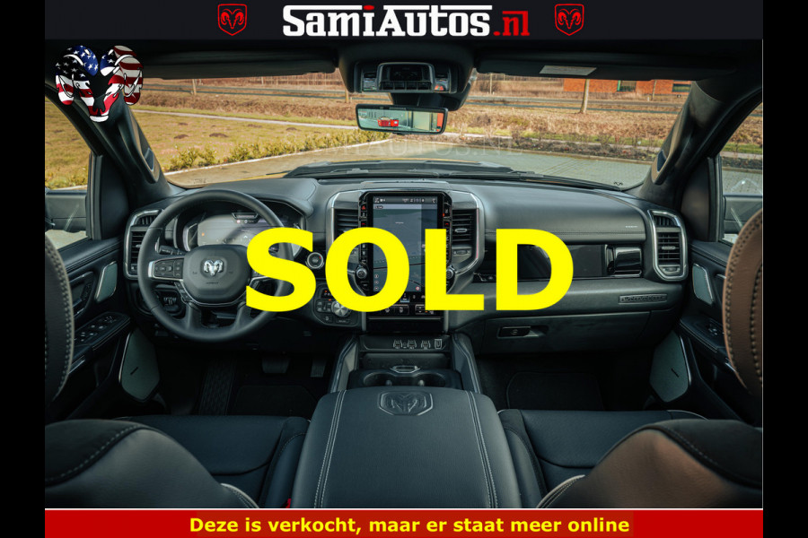 Dodge Ram 1500 Night Premium | Full Option | De Meest Luxe Pick-Up in zijn Klasse | Comfortabele Dubbele Cabine met Royale 5 Zitplaatsen | BPM vrij | Nu Leverbaar uit Voorraad | Voorraad Nr 2200 - 0886