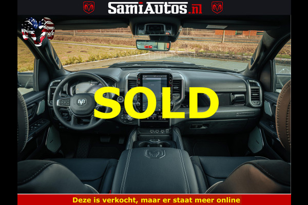 Dodge Ram 1500 Night Premium | Full Option | De Meest Luxe Pick-Up in zijn Klasse | Comfortabele Dubbele Cabine met Royale 5 Zitplaatsen | BPM vrij | Nu Leverbaar uit Voorraad | Voorraad Nr 2200 - 0886