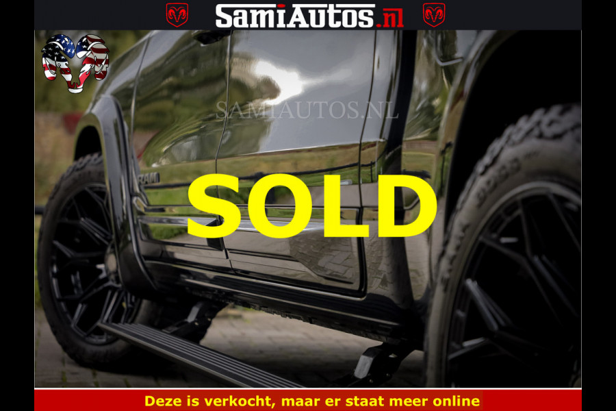 Dodge Ram 1500 Night Premium | Full Option | De Meest Luxe Pick-Up in zijn Klasse | Comfortabele Dubbele Cabine met Royale 5 Zitplaatsen | BPM vrij | Nu Leverbaar uit Voorraad | Voorraad Nr 2200 - 0886