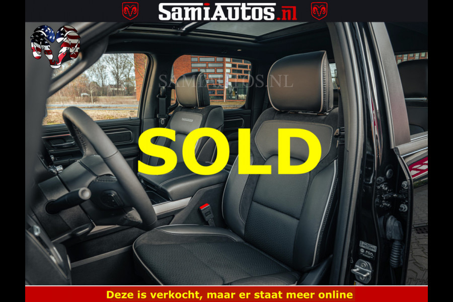 Dodge Ram 1500 Night Premium | Full Option | De Meest Luxe Pick-Up in zijn Klasse | Comfortabele Dubbele Cabine met Royale 5 Zitplaatsen | BPM vrij | Nu Leverbaar uit Voorraad | Voorraad Nr 2200 - 0886
