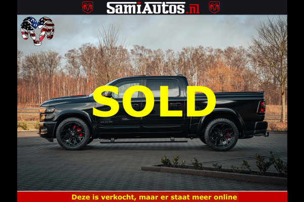 Dodge Ram 1500 Night Premium | Full Option | De Meest Luxe Pick-Up in zijn Klasse | Comfortabele Dubbele Cabine met Royale 5 Zitplaatsen | BPM vrij | Nu Leverbaar uit Voorraad | Voorraad Nr 2200 - 0886