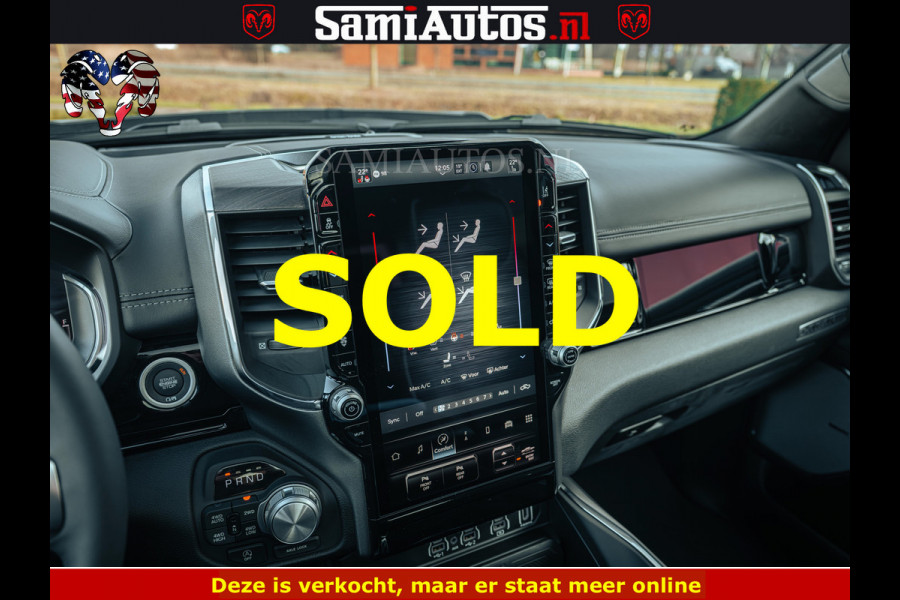 Dodge Ram 1500 Night Premium | Full Option | De Meest Luxe Pick-Up in zijn Klasse | Comfortabele Dubbele Cabine met Royale 5 Zitplaatsen | BPM vrij | Nu Leverbaar uit Voorraad | Voorraad Nr 2200 - 0886