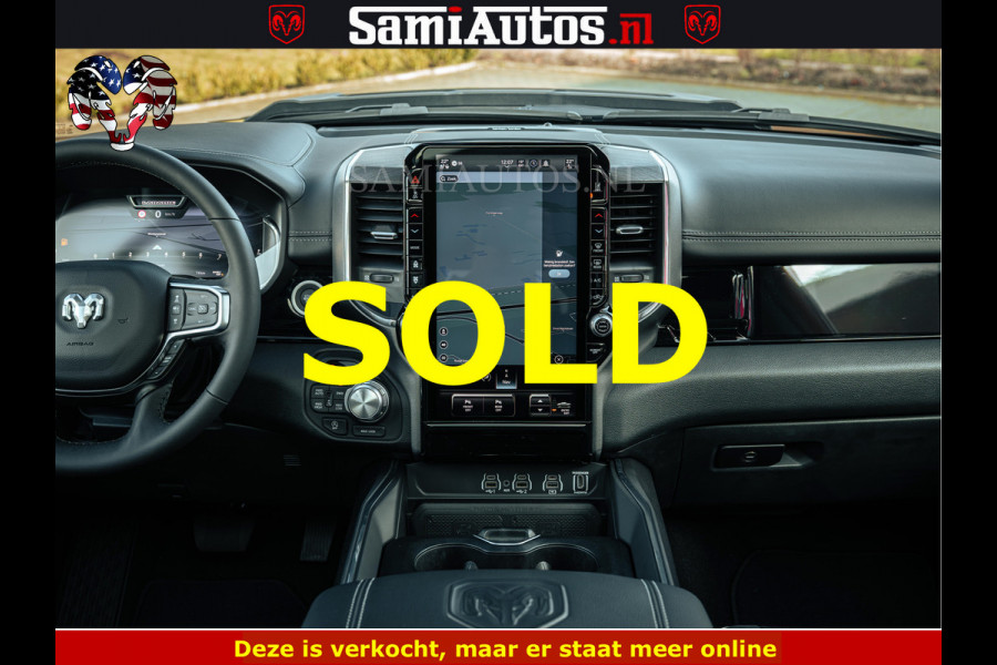 Dodge Ram 1500 Night Premium | Full Option | De Meest Luxe Pick-Up in zijn Klasse | Comfortabele Dubbele Cabine met Royale 5 Zitplaatsen | BPM vrij | Nu Leverbaar uit Voorraad | Voorraad Nr 2200 - 0886