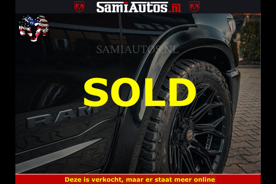 Dodge Ram 1500 Night Premium | Full Option | De Meest Luxe Pick-Up in zijn Klasse | Comfortabele Dubbele Cabine met Royale 5 Zitplaatsen | BPM vrij | Nu Leverbaar uit Voorraad | Voorraad Nr 2200 - 0886