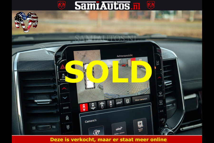 Dodge Ram 1500 Night Premium | Full Option | De Meest Luxe Pick-Up in zijn Klasse | Comfortabele Dubbele Cabine met Royale 5 Zitplaatsen | BPM vrij | Nu Leverbaar uit Voorraad | Voorraad Nr 2200 - 0886