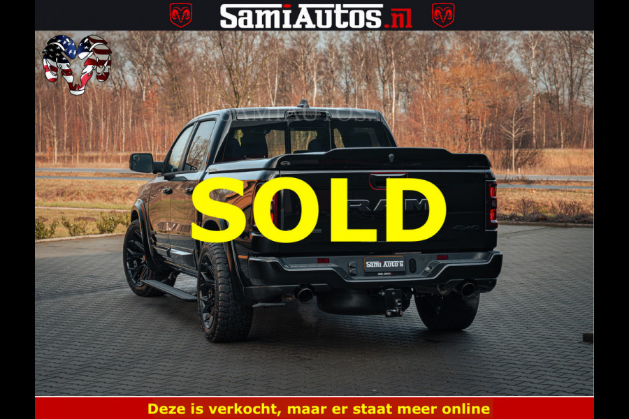 Dodge Ram 1500 Night Premium | Full Option | De Meest Luxe Pick-Up in zijn Klasse | Comfortabele Dubbele Cabine met Royale 5 Zitplaatsen | BPM vrij | Nu Leverbaar uit Voorraad | Voorraad Nr 2200 - 0886