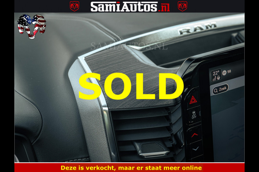 Dodge Ram 1500 Night Premium | Full Option | De Meest Luxe Pick-Up in zijn Klasse | Comfortabele Dubbele Cabine met Royale 5 Zitplaatsen | BPM vrij | Nu Leverbaar uit Voorraad | Voorraad Nr 2200 - 0886