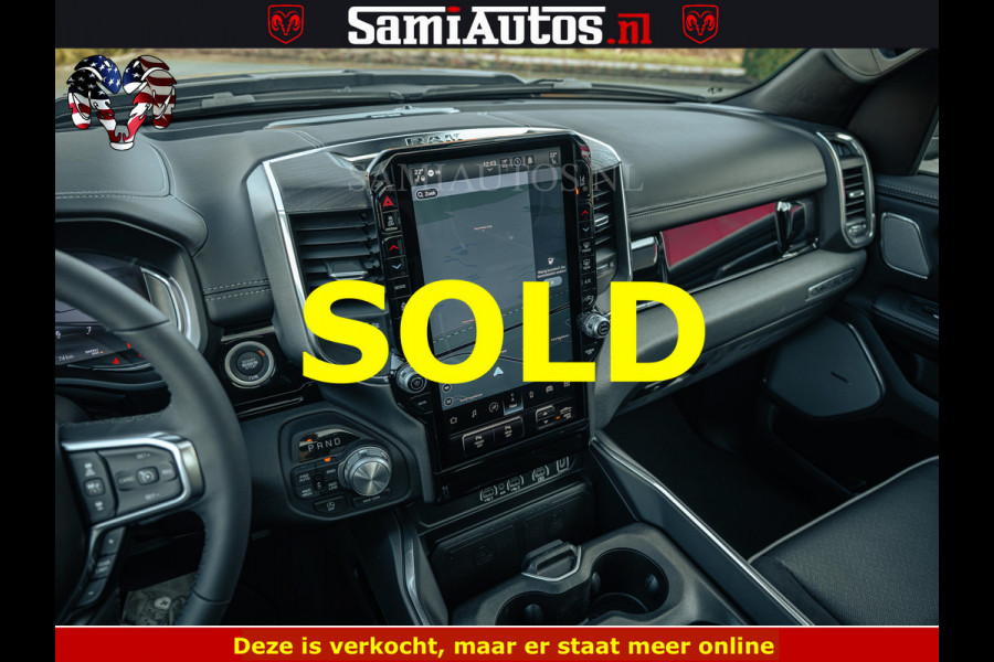 Dodge Ram 1500 Night Premium | Full Option | De Meest Luxe Pick-Up in zijn Klasse | Comfortabele Dubbele Cabine met Royale 5 Zitplaatsen | BPM vrij | Nu Leverbaar uit Voorraad | Voorraad Nr 2200 - 0886