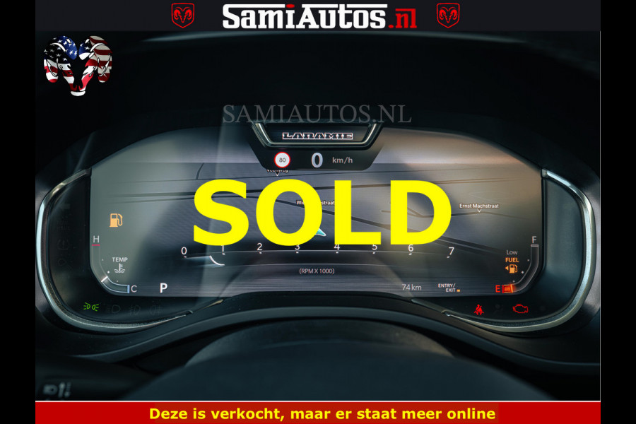 Dodge Ram 1500 Night Premium | Full Option | De Meest Luxe Pick-Up in zijn Klasse | Comfortabele Dubbele Cabine met Royale 5 Zitplaatsen | BPM vrij | Nu Leverbaar uit Voorraad | Voorraad Nr 2200 - 0886