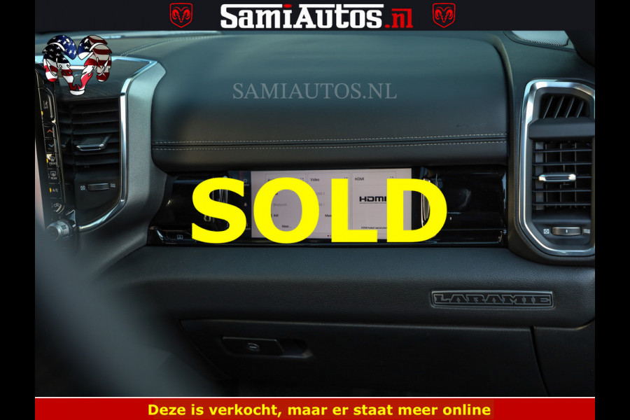 Dodge Ram 1500 Night Premium | Full Option | De Meest Luxe Pick-Up in zijn Klasse | Comfortabele Dubbele Cabine met Royale 5 Zitplaatsen | BPM vrij | Nu Leverbaar uit Voorraad | Voorraad Nr 2200 - 0886
