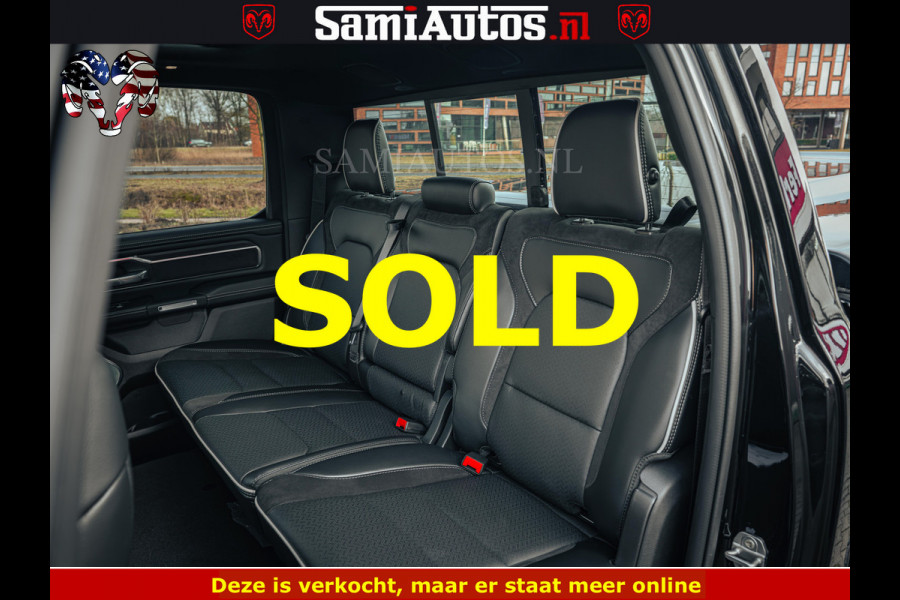 Dodge Ram 1500 Night Premium | Full Option | De Meest Luxe Pick-Up in zijn Klasse | Comfortabele Dubbele Cabine met Royale 5 Zitplaatsen | BPM vrij | Nu Leverbaar uit Voorraad | Voorraad Nr 2200 - 0886