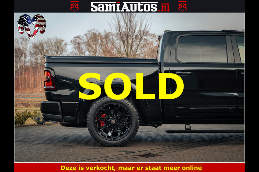 Dodge Ram 1500 Night Premium | Full Option | De Meest Luxe Pick-Up in zijn Klasse | Comfortabele Dubbele Cabine met Royale 5 Zitplaatsen | BPM vrij | Nu Leverbaar uit Voorraad | Voorraad Nr 2200 - 0886