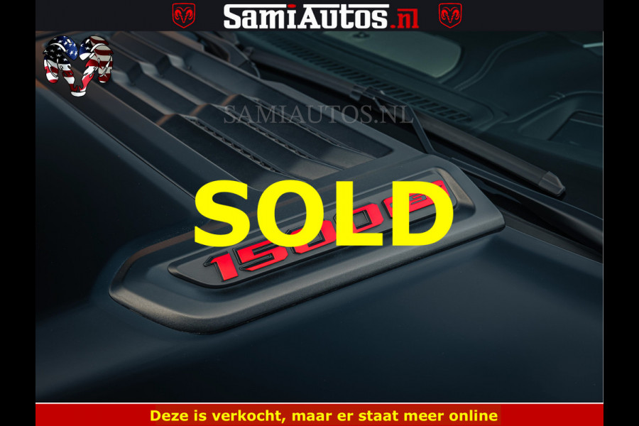 Dodge Ram 1500 Night Premium | Full Option | De Meest Luxe Pick-Up in zijn Klasse | Comfortabele Dubbele Cabine met Royale 5 Zitplaatsen | BPM vrij | Nu Leverbaar uit Voorraad | Voorraad Nr 2200 - 0886
