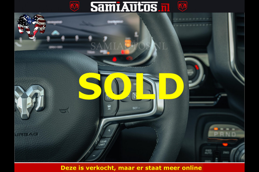 Dodge Ram 1500 Night Premium | Full Option | De Meest Luxe Pick-Up in zijn Klasse | Comfortabele Dubbele Cabine met Royale 5 Zitplaatsen | BPM vrij | Nu Leverbaar uit Voorraad | Voorraad Nr 2200 - 0886