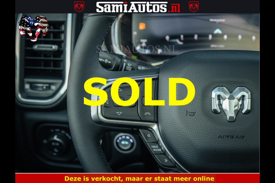 Dodge Ram 1500 Night Premium | Full Option | De Meest Luxe Pick-Up in zijn Klasse | Comfortabele Dubbele Cabine met Royale 5 Zitplaatsen | BPM vrij | Nu Leverbaar uit Voorraad | Voorraad Nr 2200 - 0886