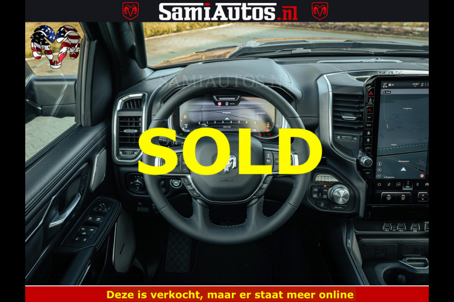 Dodge Ram 1500 Night Premium | Full Option | De Meest Luxe Pick-Up in zijn Klasse | Comfortabele Dubbele Cabine met Royale 5 Zitplaatsen | BPM vrij | Nu Leverbaar uit Voorraad | Voorraad Nr 2200 - 0886