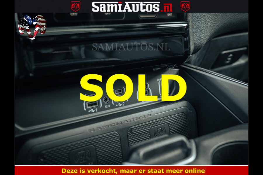 Dodge Ram 1500 Night Premium | Full Option | De Meest Luxe Pick-Up in zijn Klasse | Comfortabele Dubbele Cabine met Royale 5 Zitplaatsen | BPM vrij | Nu Leverbaar uit Voorraad | Voorraad Nr 2200 - 0886