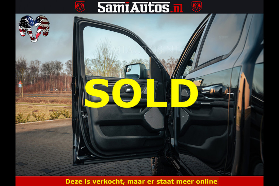 Dodge Ram 1500 Night Premium | Full Option | De Meest Luxe Pick-Up in zijn Klasse | Comfortabele Dubbele Cabine met Royale 5 Zitplaatsen | BPM vrij | Nu Leverbaar uit Voorraad | Voorraad Nr 2200 - 0886