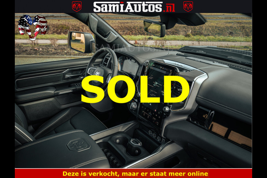 Dodge Ram 1500 Night Premium | Full Option | De Meest Luxe Pick-Up in zijn Klasse | Comfortabele Dubbele Cabine met Royale 5 Zitplaatsen | BPM vrij | Nu Leverbaar uit Voorraad | Voorraad Nr 2200 - 0886