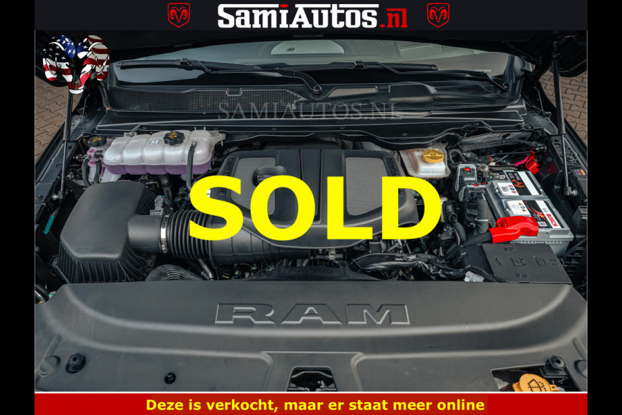 Dodge Ram 1500 Night Premium | Full Option | De Meest Luxe Pick-Up in zijn Klasse | Comfortabele Dubbele Cabine met Royale 5 Zitplaatsen | BPM vrij | Nu Leverbaar uit Voorraad | Voorraad Nr 2200 - 0886