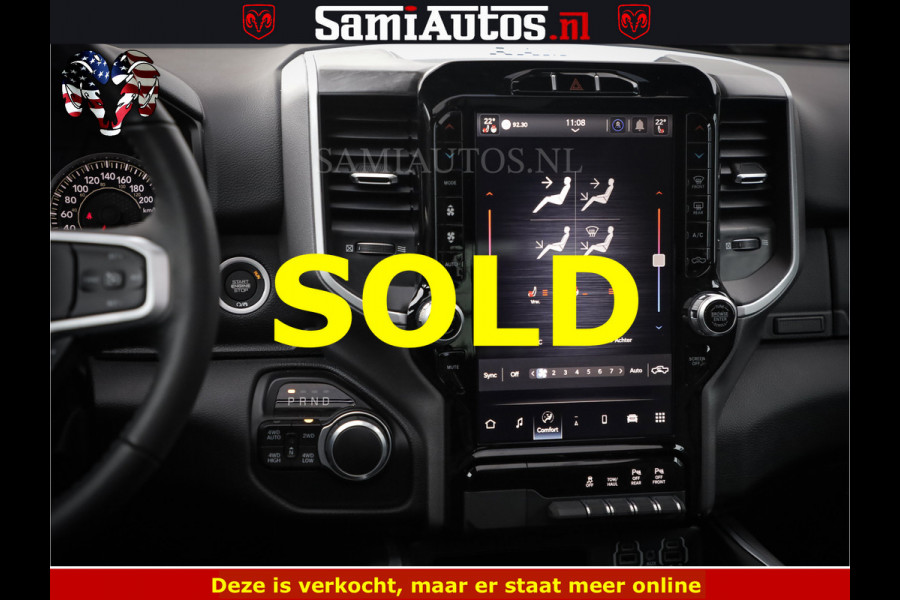 Dodge Ram SPORT | 5.7 V8 4x4 HEMI | PANORAMA DAK | GROOTSCHEM 12 INCH | LPG | Patriot Blue CREW CAB | DUBBELE CABINE | 5 PERSOONS | DC | VOORRAAD NR 2560 - 3327