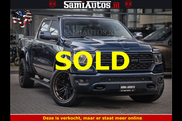 Dodge Ram SPORT | 5.7 V8 4x4 HEMI | PANORAMA DAK | GROOTSCHEM 12 INCH | LPG | Patriot Blue CREW CAB | DUBBELE CABINE | 5 PERSOONS | DC | VOORRAAD NR 2560 - 3327
