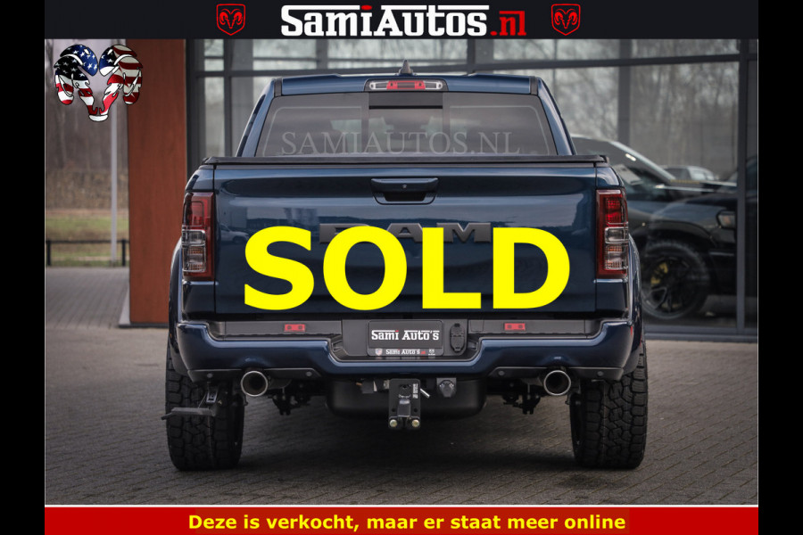 Dodge Ram SPORT | 5.7 V8 4x4 HEMI | PANORAMA DAK | GROOTSCHEM 12 INCH | LPG | Patriot Blue CREW CAB | DUBBELE CABINE | 5 PERSOONS | DC | VOORRAAD NR 2560 - 3327