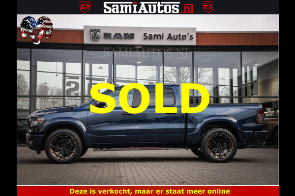 Dodge Ram SPORT | 5.7 V8 4x4 HEMI | PANORAMA DAK | GROOTSCHEM 12 INCH | LPG | Patriot Blue CREW CAB | DUBBELE CABINE | 5 PERSOONS | DC | VOORRAAD NR 2560 - 3327