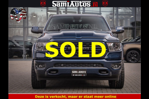 Dodge Ram SPORT | 5.7 V8 4x4 HEMI | PANORAMA DAK | GROOTSCHEM 12 INCH | LPG | Patriot Blue CREW CAB | DUBBELE CABINE | 5 PERSOONS | DC | VOORRAAD NR 2560 - 3327